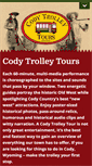 Mobile Screenshot of codytrolleytours.com